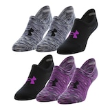 Under Armour Women's Breathe Lite Ultra Low Socks - 6 pk Front_Angled_Left