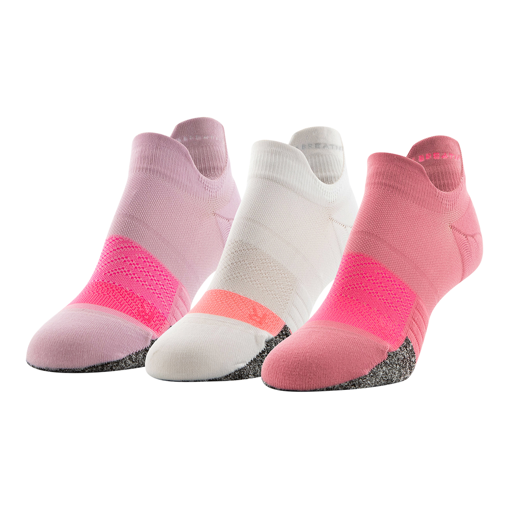 Under Armour Women's Breathe No Show Tab Socks 3 Pack SportChek