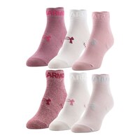 Under Armour Women's Essential Low Socks - 6 Pack Front_Angled_Left