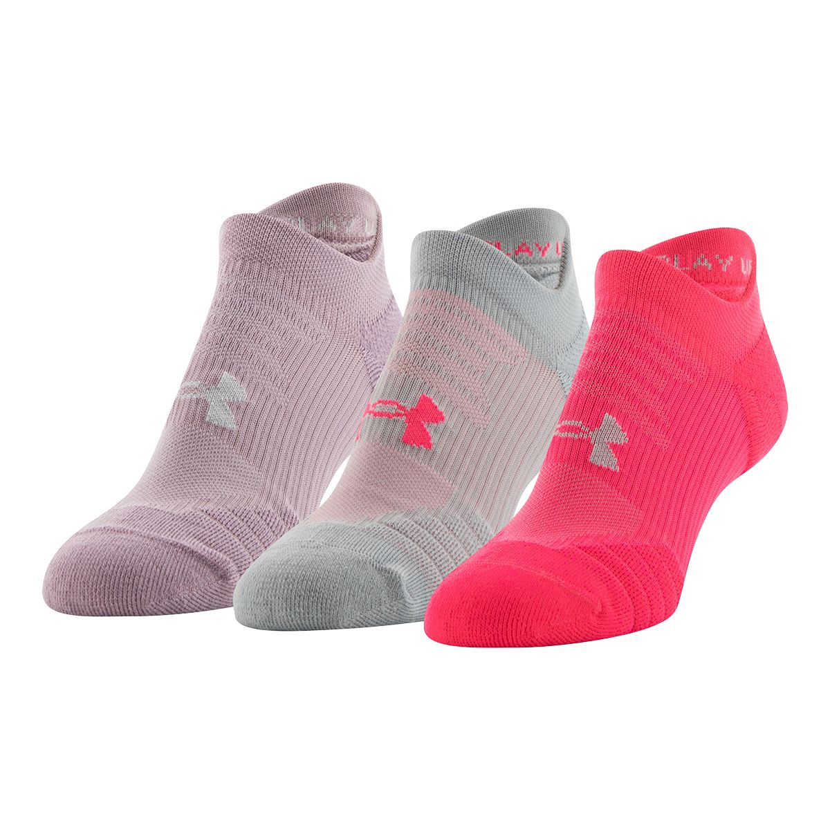 Under Armour Women's Play Up No Show Tab Socks 3 Pack SportChek