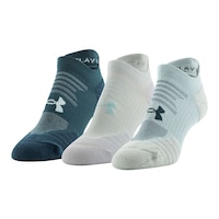 Under Armour Women's Play Up No Show Tab Socks - 3 Pack Front_Angled_Left