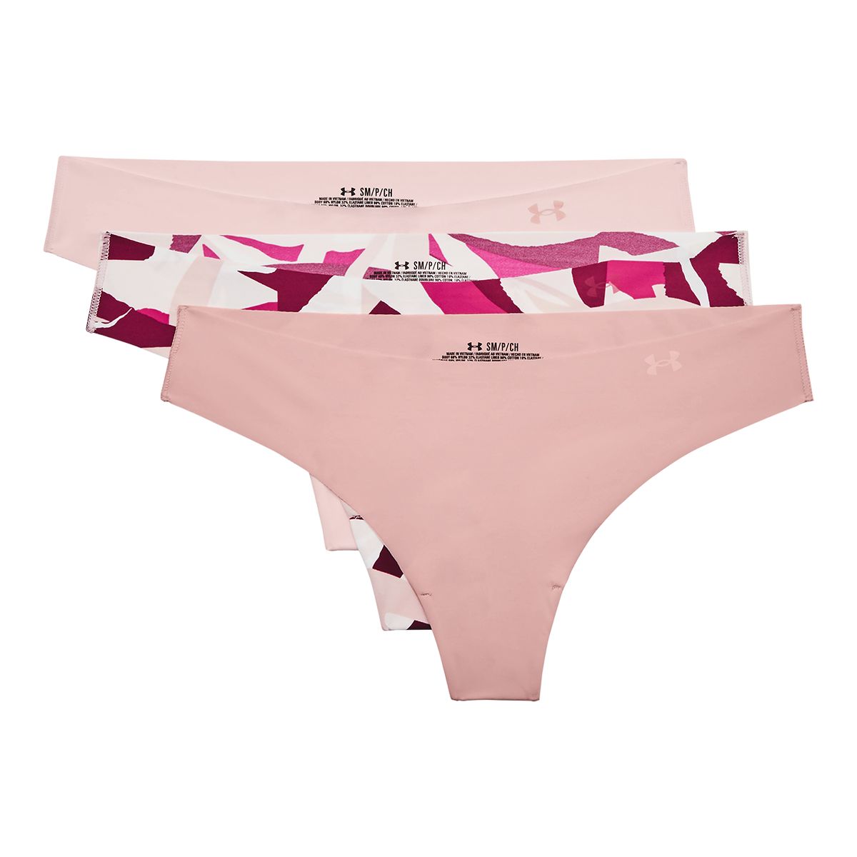 Under Armour Women's Pure Stretch Thong - 3 Pack