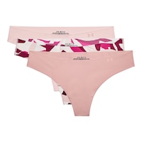 Under Armour Women's Pure Stretch Thong - 3 Pack Front_Flat