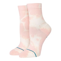 Stance Women's Relevant Infiknit™ Quarter Crew Socks Front_Angled_Left