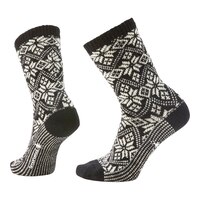 Smartwool Women's Popcorn Snowflake Cable Crew Socks Composite_or_Mixed