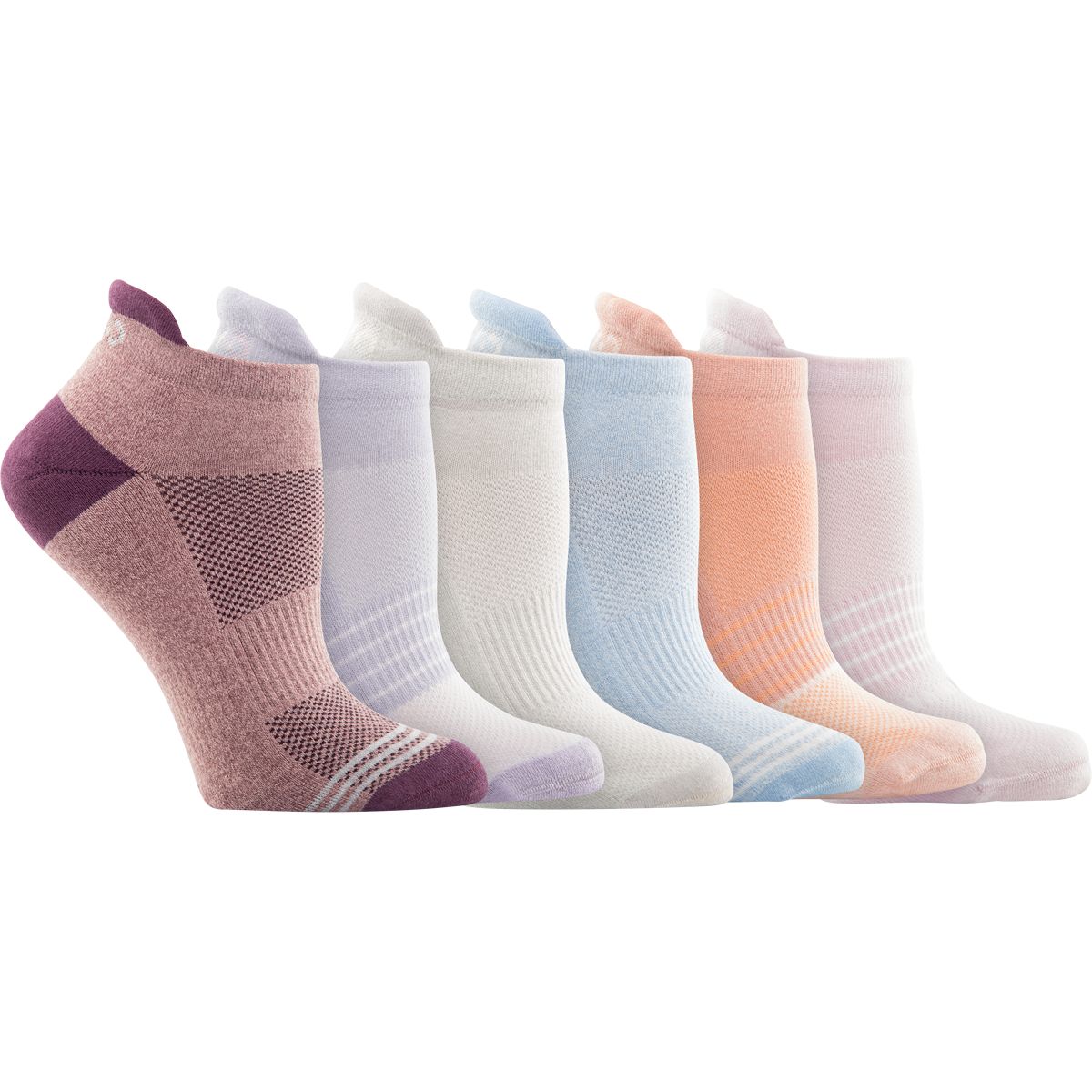 FWD Women's Rise Tab No Show Socks - 6 Pack