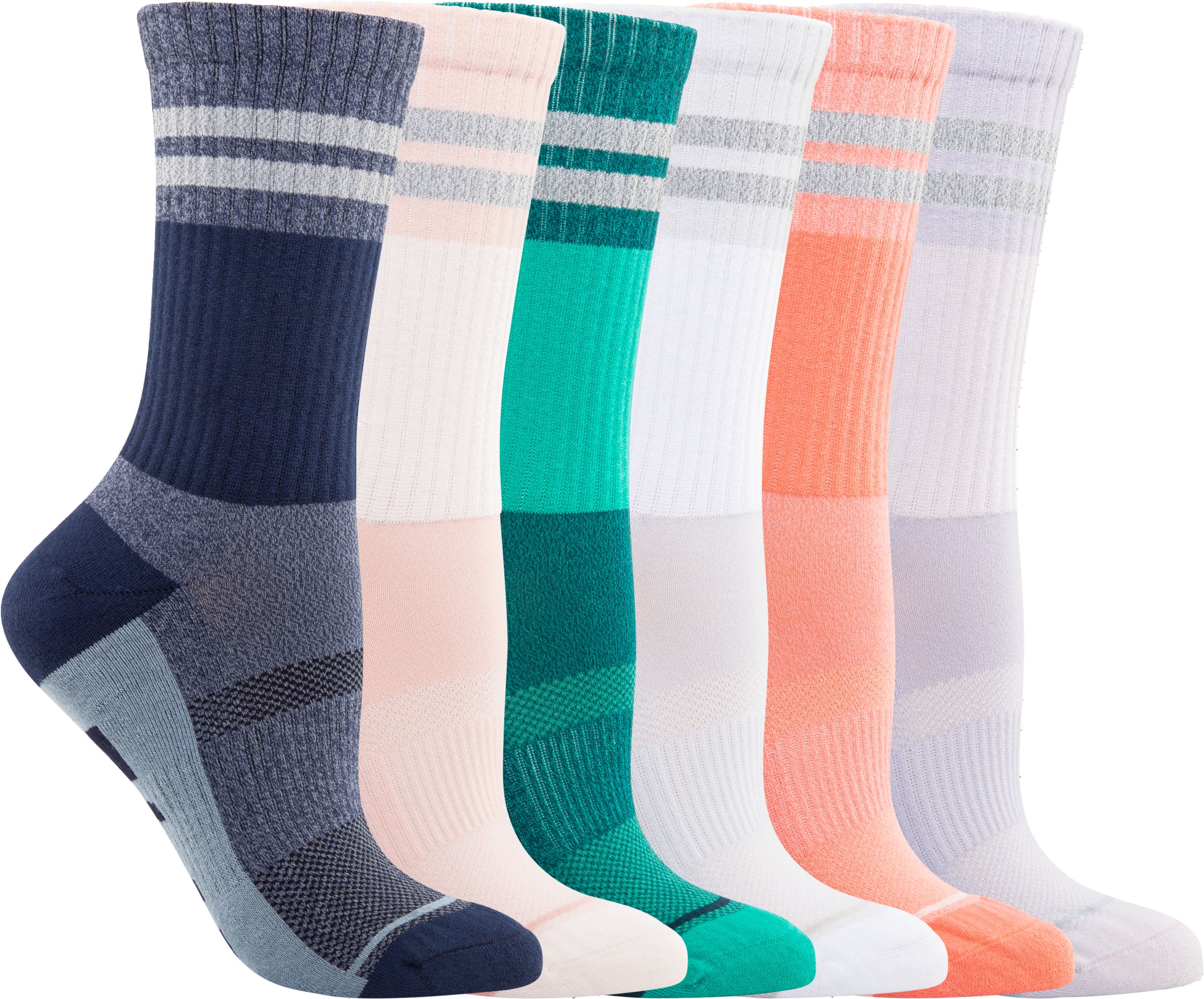FWD Women's Performance Crew Socks – 6 pk