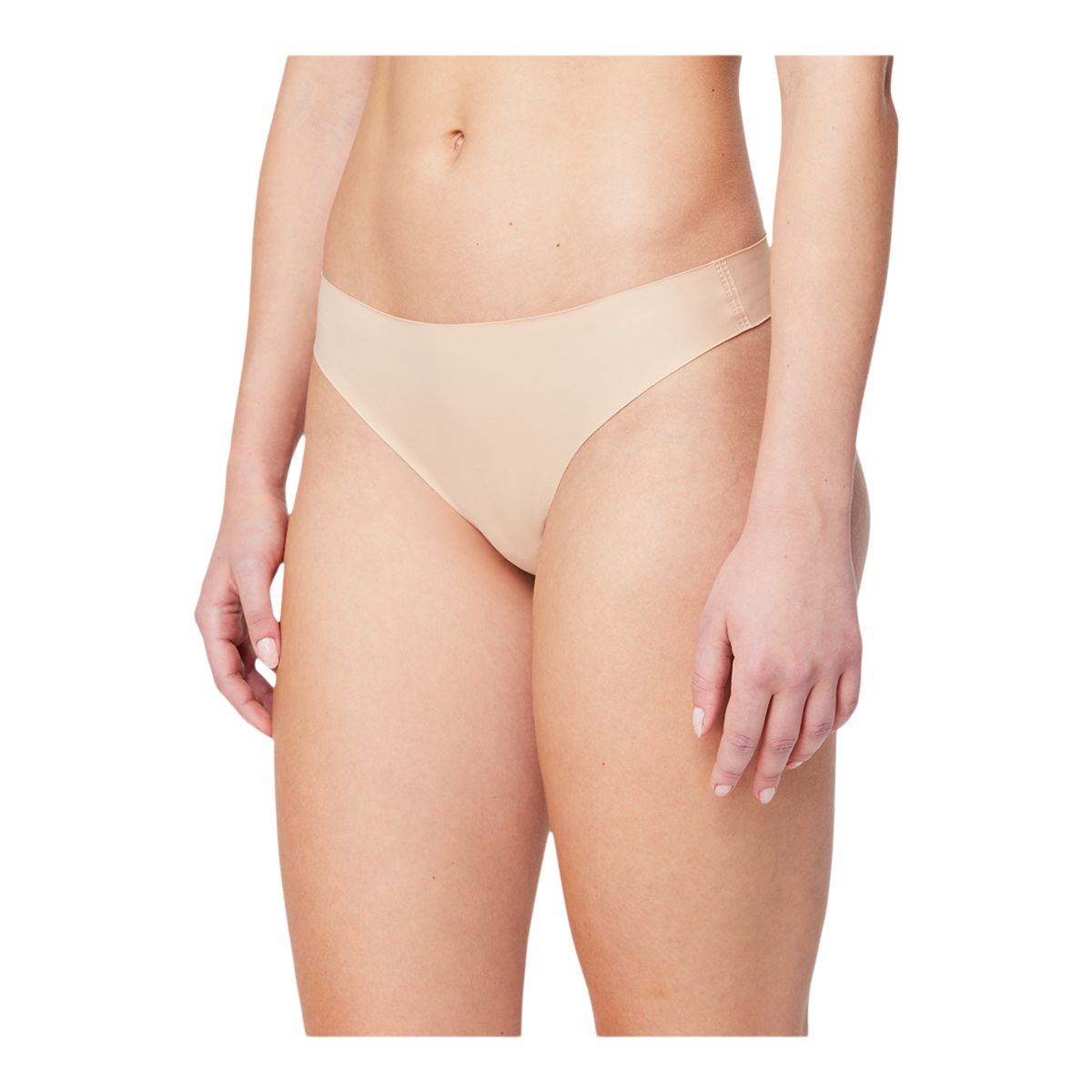 PSD Women's Basic Solid Thong - Minimal Coverage Women's Underwear -  Comfortable Stretch Panties for Women