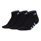 adidas Women's Cushioned III Low Socks - 3 Pack Front_Angled_Left