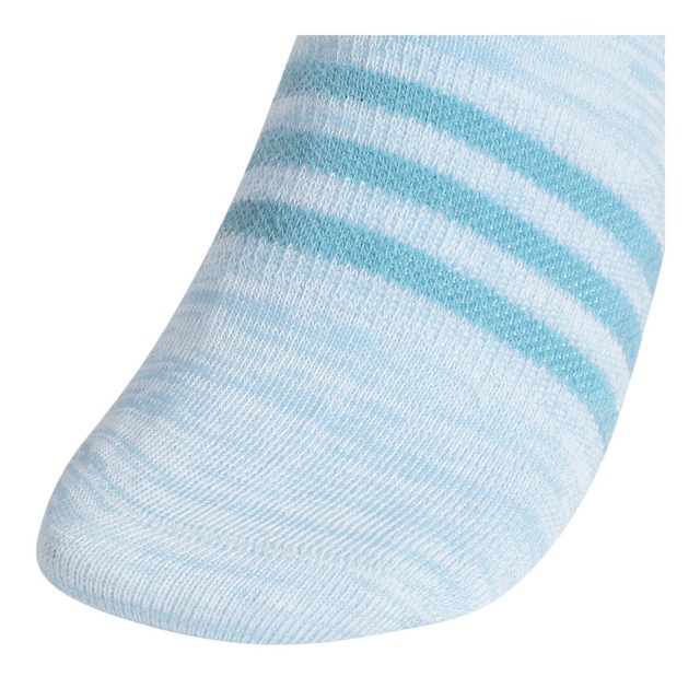 adidas Women's Superlite Space Dye NoShow Socks, MoistureWicking, 6