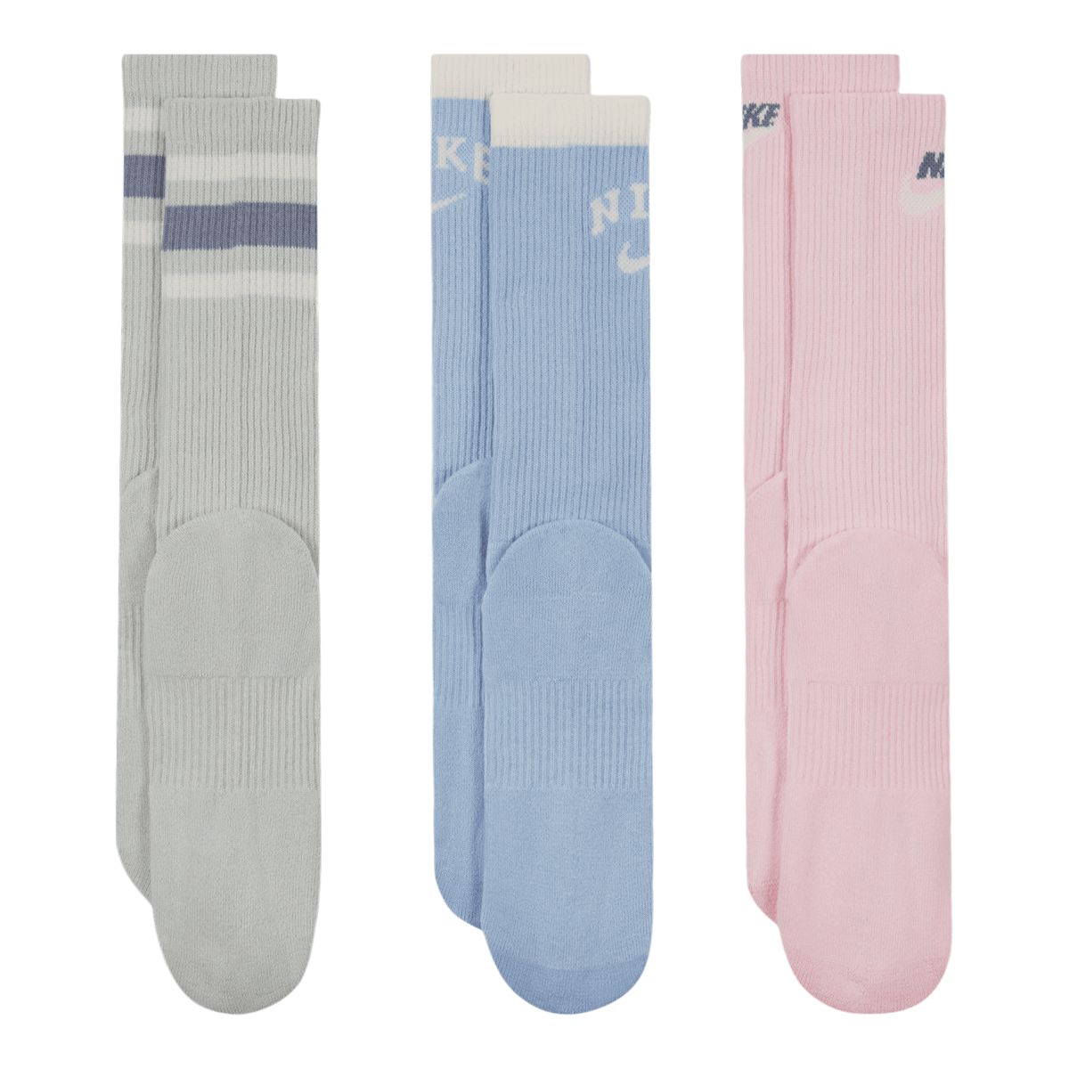 Nike Women's Everyday Plus Cushioned Crew Socks - 3 Pack