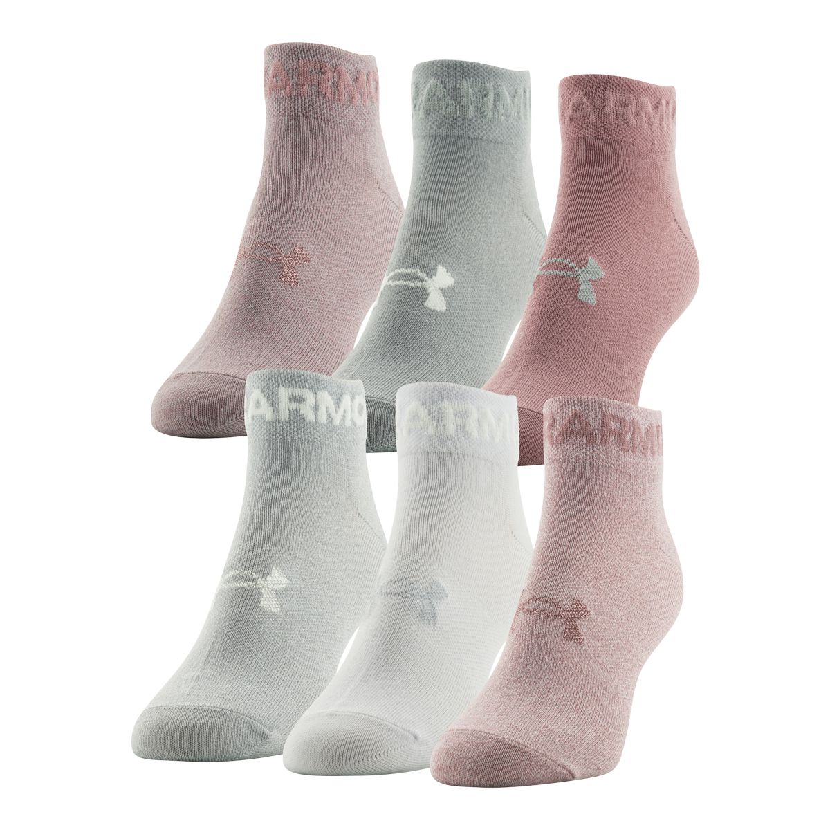 Under Armour Women's Essential Low Socks - 6 Pack