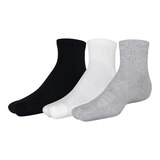 Under Armour Women's Train Cotton Quarter Socks - 3 Pack Front_Angled_Left