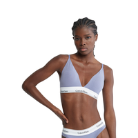 Calvin Klein Women's Modern Spogry Triangle Bralette Front_Flat