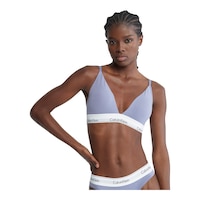 Calvin Klein Women's Modern Cotton Pad SpogryBralette Front_Flat