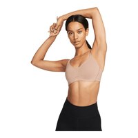 Nike Women's Alate Coverage Sports Bra Front_Angled_Left