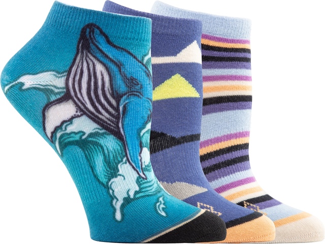 Ripzone Women's NS Socks - 3 Pack Side_Right