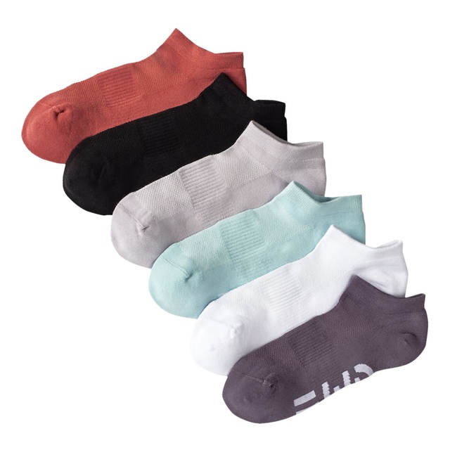 FWD Women's Athletic No Show Socks - 6 pk