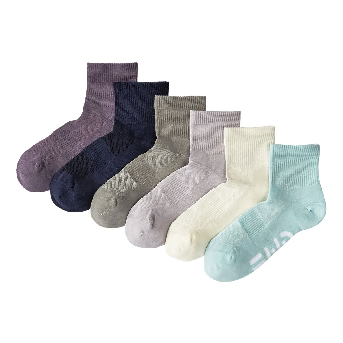 FWD Women's Athletic Quarter Socks - 6 pk