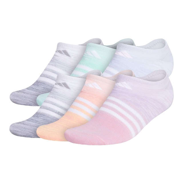 adidas Women's Superlite Spacedye No Show Socks 6 Pack SportChek