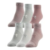 Under Armour Women's Essential Low Cut Socks - 6 Pack Front_Three_Fourths_Angled_Left