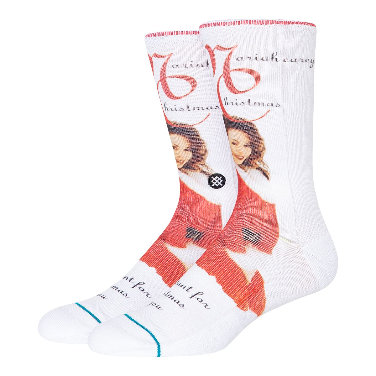 Stance Women's Holiday Mariah Carey Crew Socks