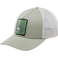 Woods Women's Heritage Trucker Hat Front_Three_Fourths_Angled_Left