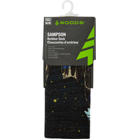 Woods Women's Sampson Everyday Crew Hiking Socks Front_Flat