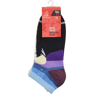 Ripzone Women's Moonlight No Show Socks - 3 pk