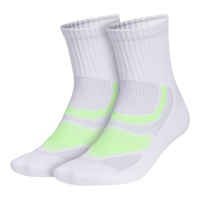 adidas Unisex Run Superlite High Quarter Socks - 2 Pack