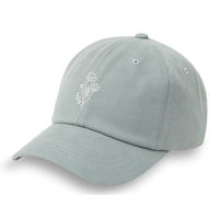 Tentree Women's Embroidered Peak Hat Front_Angled_Left