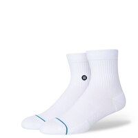 Stance Women's Icon Quarter Crew Socks Front_Three_Fourths_Angled_Left