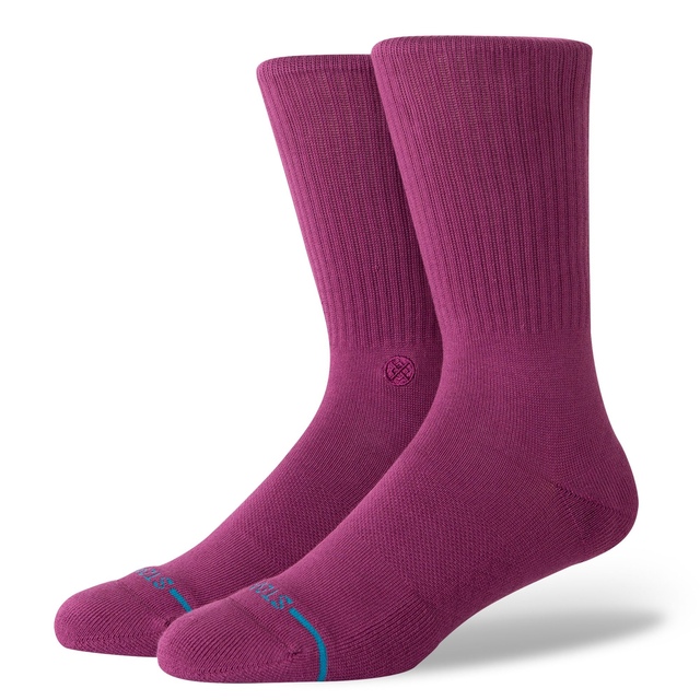 Stance Women's Icon Crew Socks Front_Three_Fourths_Angled_Left