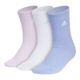 adidas Women's Comfort Cushioned Crew Socks - 3pk Front_Angled_Left