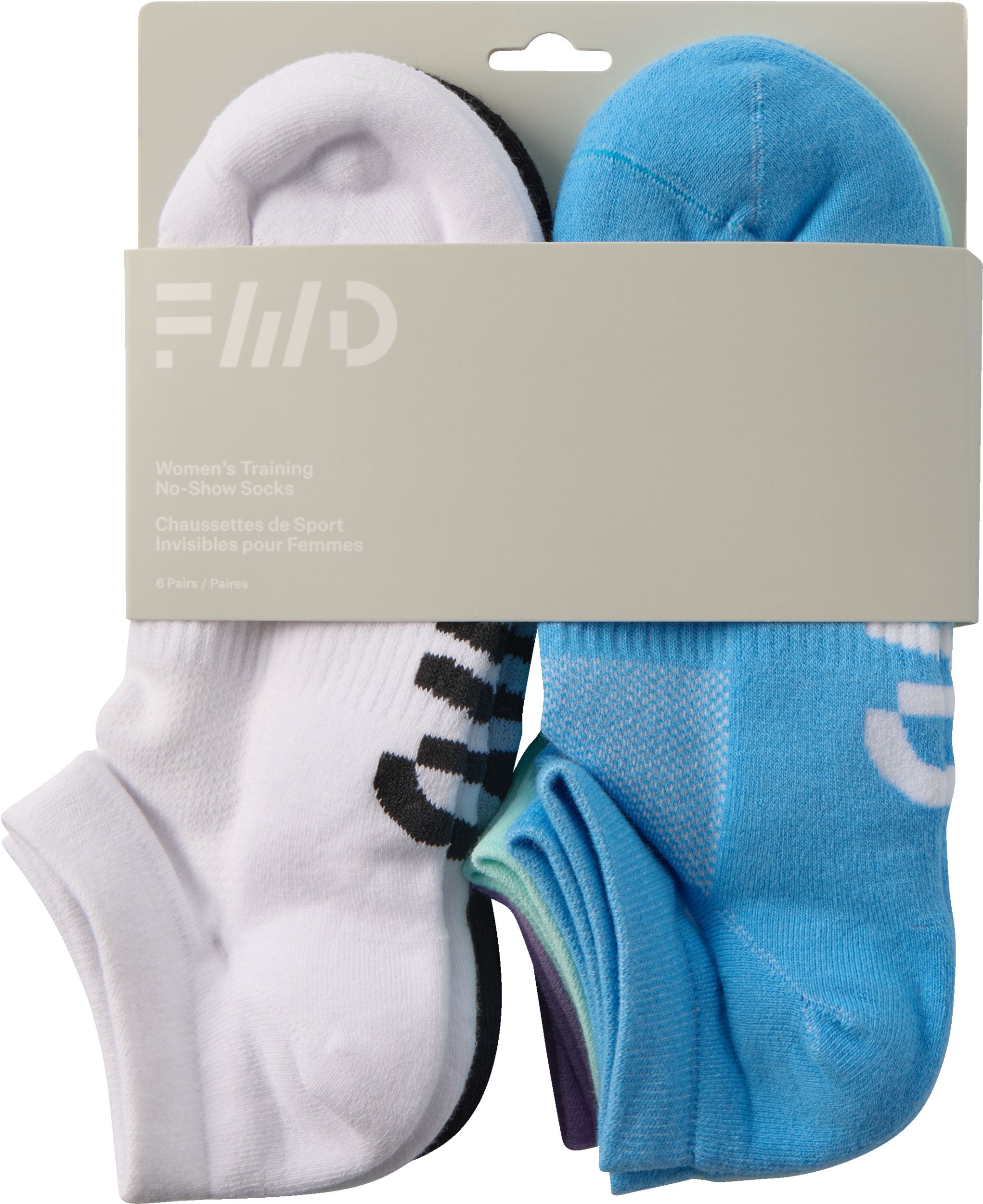 FWD Women's Athletic No Show Socks - 6 pk