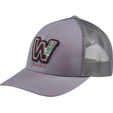 Woods Women's Heritage Trucker Hat Front_Three_Fourths_Angled_Left