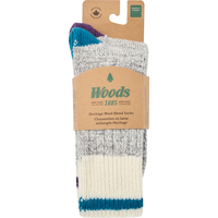 Woods Women's Saddleback Hiking Crew Socks - 2 pk Front_Flat