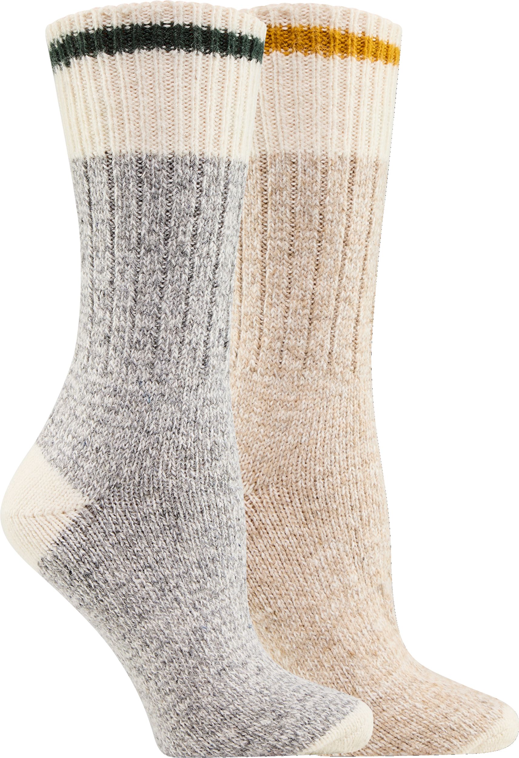 Woods Women's Saddleback Hiking Crew Socks - 2 pk