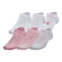 Under Armour Women's Essential Lightweight No Show Socks - 6 Pack