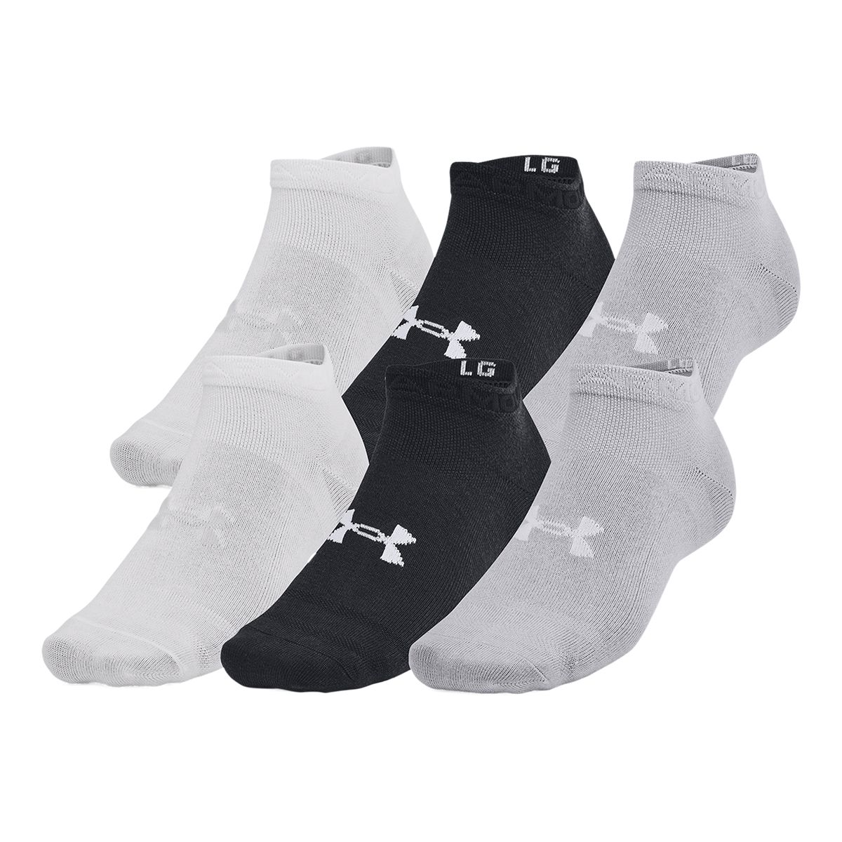 Under Armour Women's Essential Low Cut Socks - 6 Pack