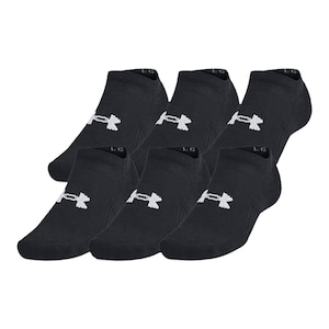 Under Armour Women's Training Cotton No Show Socks - 3 Pack