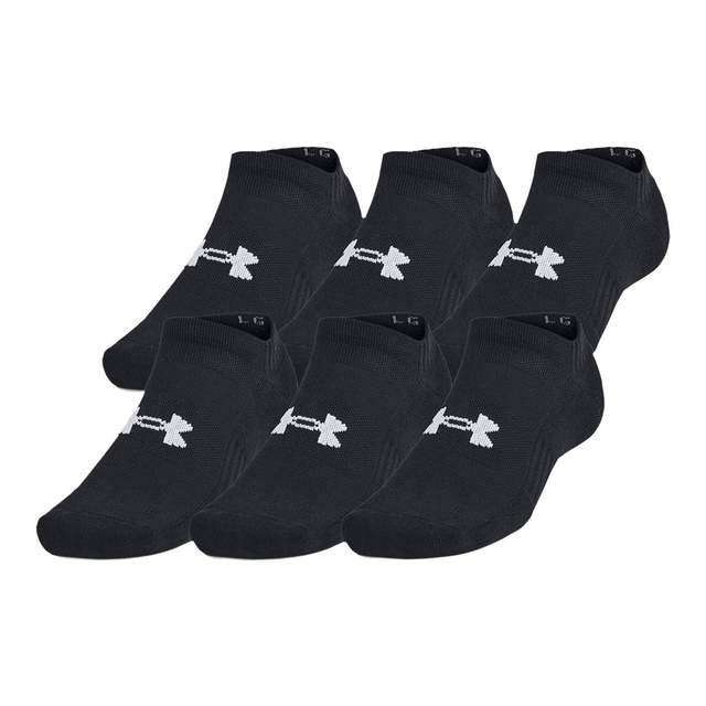 Under Armour Women's Training Cotton No Show Socks - 3 Pack