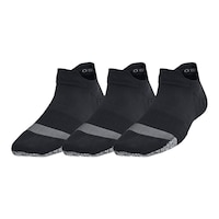 Under Armour Women's Breathe No Show Tab Socks - 3 Pack Front_Three_Fourths_Angled_Left