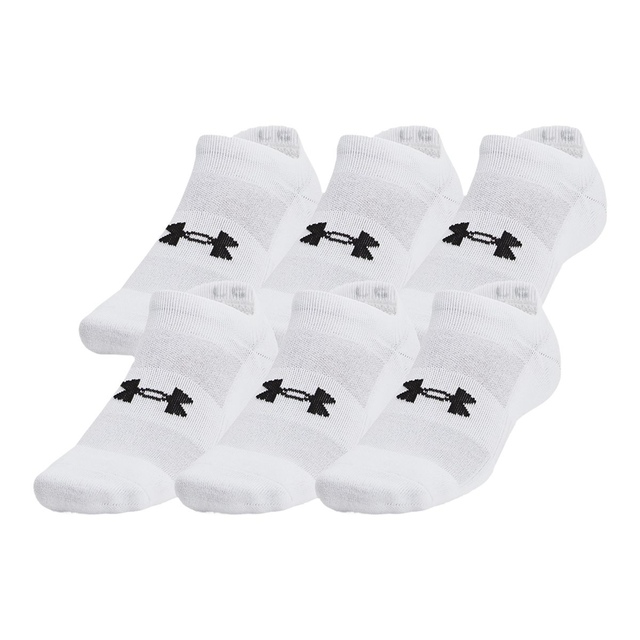 Under Armour Women's Training Cotton No Show Socks - 6 Pack