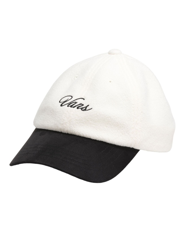 Vans Women's Script Curved Bill Jockey Hat Front_Three_Fourths_Angled_Left