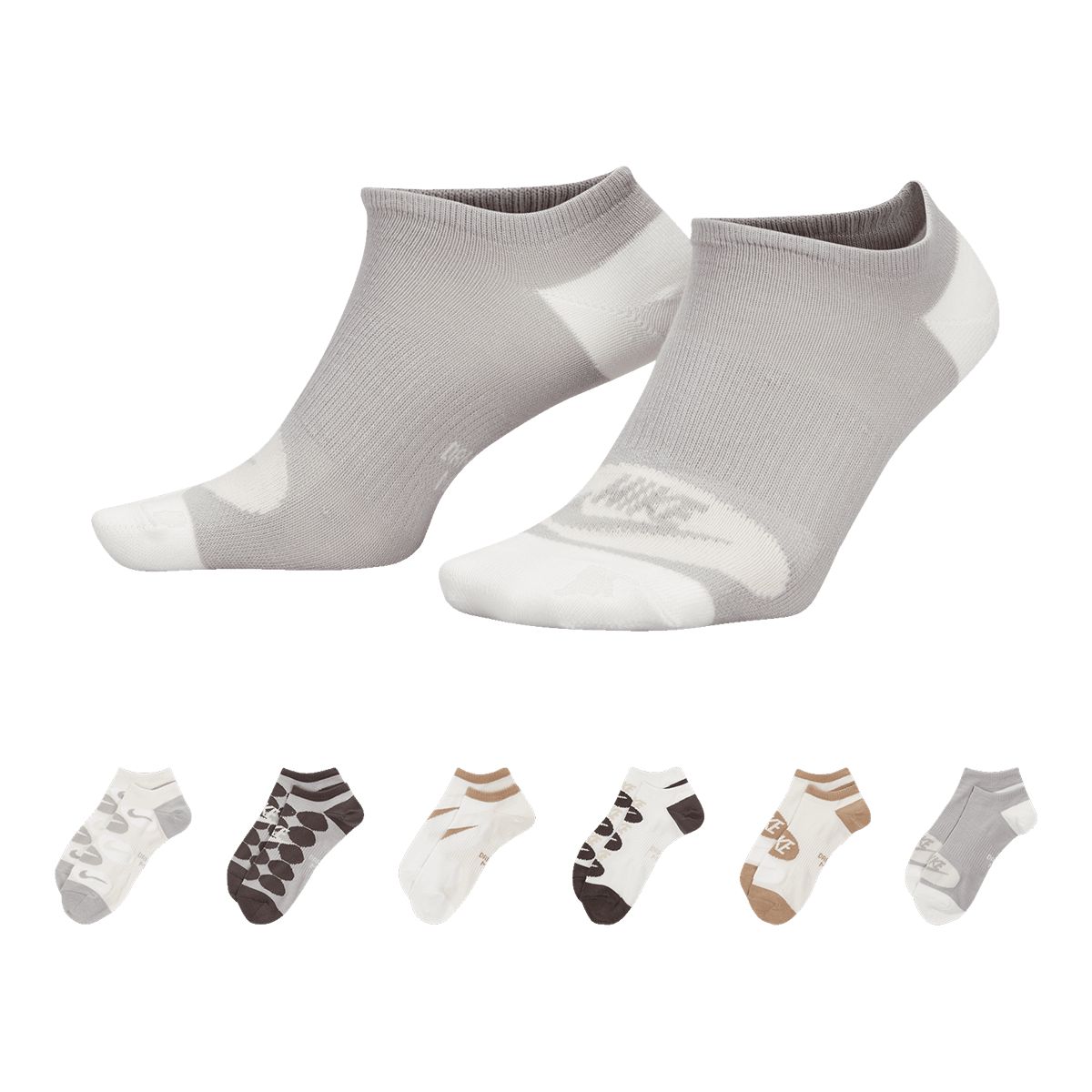 Nike Women's Everyday Lightweight Training No Show Socks - 6 Pack