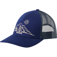 Woods Women's Heritage Trucker Hat Front_Angled_Left