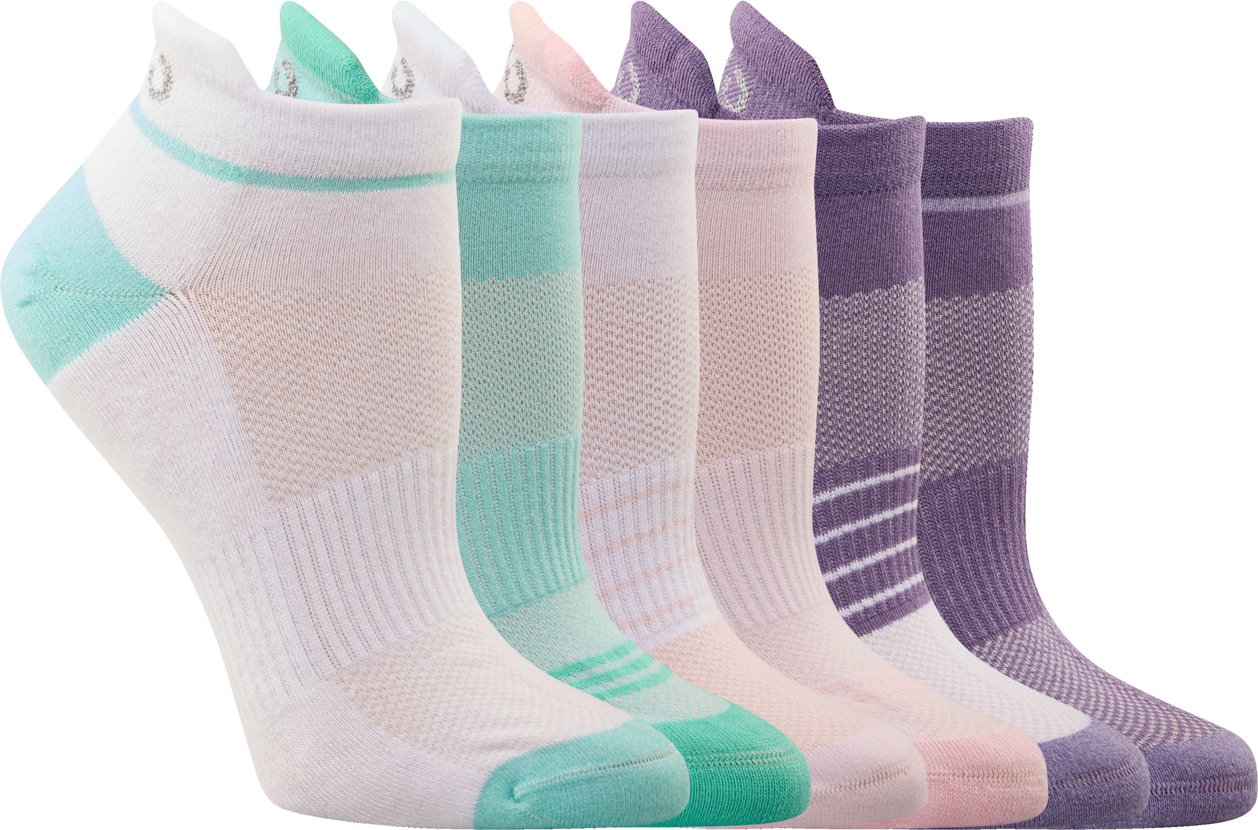 FWD Women's Rise No Show Socks - 6 Pack