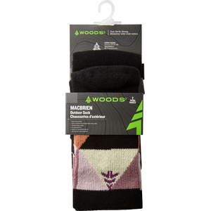 Woods Men's Macbrien Hiking Socks - 2 pk