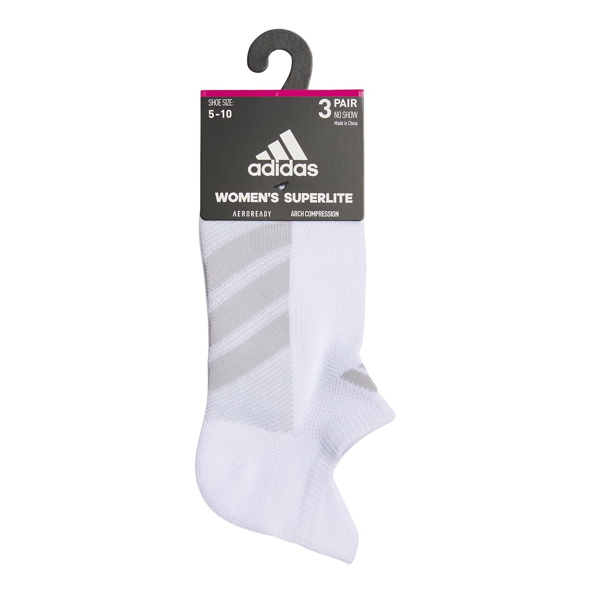 adidas Women's All Day Training No Show Socks - 3 pk